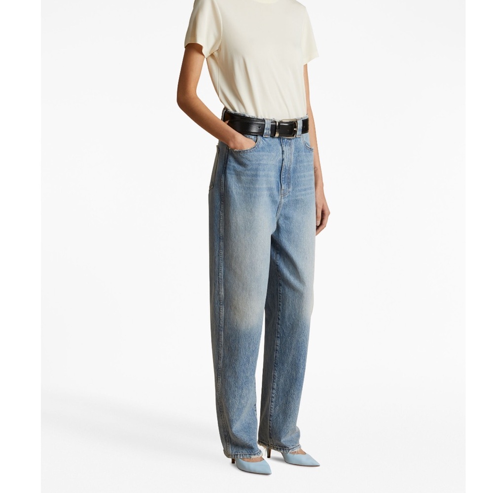 KHAITE Light Blue Women Jeans